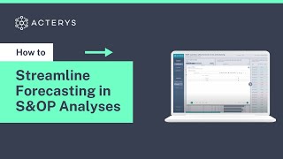 Leveraging Acterys Power BI Visuals to Streamline Forecasting in SampOP Analyses  Acterys Use Case [upl. by Sigismundo]