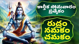 కార్తీక సోమవారం ప్రత్యేకం  రుద్రం నమకం చమకం  Lord Shiva Songs  Rudra Namakam Chamakam Lyrics [upl. by Hacim]