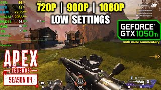 GTX 1050 Ti  Apex Legends  Season 4  1080p 900p 720p [upl. by Nabalas]