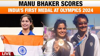 LIVE  Manu Bhaker Makes History India’s First Medal at Paris 2024 Olympics  News9 [upl. by Duval925]