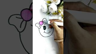 smiley drawing 😍cartoondrawing easydrawing shortsfeed rb [upl. by Aydidey]