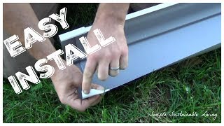 Installing Home Depot Gutters [upl. by Katrine]