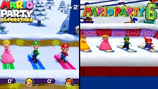 Comparison of Snow whirled in Mario Party 20042021 [upl. by Alaster]