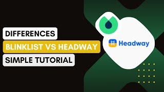 Blinkist vs Headway Which Is Better  2024 [upl. by Bart572]