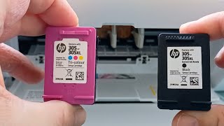 HP DeskJet 2710e Tinta patronok cseréje [upl. by Neiht]