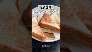 Indian Avocado Sandwich RecipeIndian Style Avocado ToastAvocado Sandwich avocadosandwich [upl. by Marela]