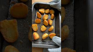 Crispiest Roast Potatoes recipe roastpotatoes christmasfood [upl. by Letnoj]