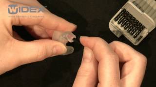 30second tip How to change the wax guard in a soft ear mould [upl. by Fronniah]