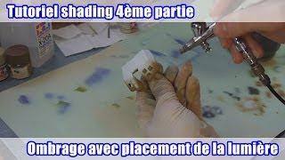 Tutoriel shading à laérographe 4ème partie  lombrage avec placement de la lumière [upl. by Neerom180]