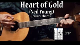 Heart of Gold Neil Young  cover with chords [upl. by Kahn]