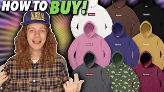 How To Buy Supreme Box Logo Hoodie Colors Sizes Methods [upl. by Nosnor669]