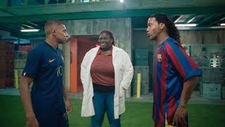 Amazing New Nike World Cup 2022 Advert with all legends R9  CR7 Ronaldinho and Mbappe [upl. by Wallraff]