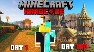 I Survived 100 Days in Minecraft HARDCORE WORLD❤️❤️❤️ [upl. by Bocaj]