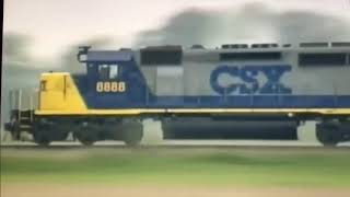 I put Spongebob music over CSX 8888 [upl. by Brill]