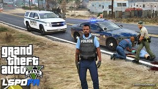 LSPDFR 433  SHERIFF TAHOE PATROL GTA 5 REAL LIFE POLICE MOD [upl. by Drofiar507]