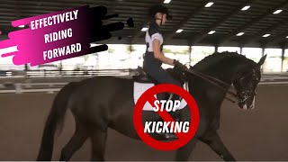 Dressage Masterclass How To Effectively Ride Your Horse Forward  Sabine SchutKery [upl. by Teraj219]