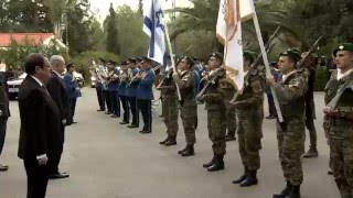 PM Netanyahu Meets President of Cyprus Anastasiades [upl. by Seaver]