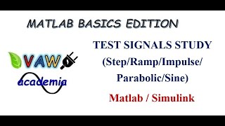 Test Signals Study using Simulink Matlab Basics Edition Part 8 [upl. by Yesac891]