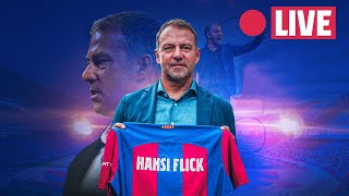 🔴 FULL LIVESTREAM HANSI FLICKs OFFICIAL PRESENTATION as FC Barcelona coach 🔵🔴 [upl. by Etsyrk]