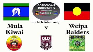 2019 Gordonvale Indigenous Rugby League Carnival  Malu Kiwai v Weipa Raiders 201019 [upl. by Sayce]