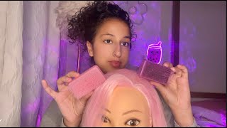 ASMR 12 minutes of Hair Brushing For Deep Sleep Sensory Brushes asmr asmrhairplay asmr [upl. by Ahsiliw600]