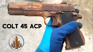 Colt M1911 US Army pistol Restoration [upl. by Jerman393]