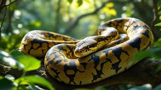 The Reticulated Python Malayopython reticulatus is one of the world’s longest and heaviest snake [upl. by Broderic546]