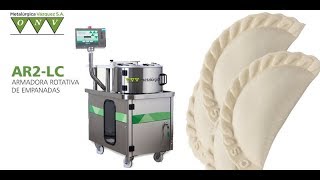 ✅ MÁQUINA para HACER EMPANADAS  ► ARSDLC armadora rotativa de empanadas [upl. by Arielle]