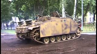 Sturmgeschütz StuG III Assault Tank in Fahrt an der WTS Koblenz [upl. by Lielos]