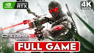 CRYSIS 3 REMASTERED Gameplay Walkthrough Part 1 FULL GAME 4K 60FPS PC RTX  No Commentary [upl. by Rebmaed]