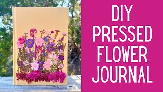 DIY Pressed Flower Journal [upl. by Tamera]