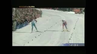 IMPRESE LEGGENDARIE  Fantastico oro per la staffetta italiana 4x10  Olimpiadi di Lillehammer 1994 [upl. by Oralia]