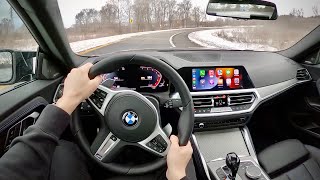 2022 BMW M240i xDrive Coupe  POV First Impressions [upl. by Eissat]