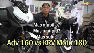 ADV 160 vs KRV Moto 180  Battle of the Premium Scooters [upl. by Entruoc49]