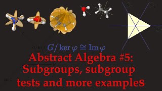 Abstract Algebra 5 Subgroups subgroup tests and some properties of groups [upl. by Amorete]