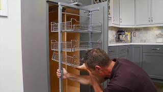 How to Install a Swingout Pantry Pullout [upl. by Nakhsa]