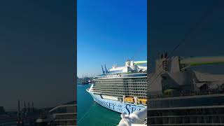 Royal Caribbean Odyssey of the Seas Departing Rome cruise cruisetravel royalcaribbean [upl. by Fulmer36]