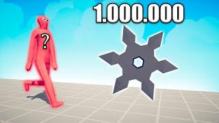 1000000 DAMAGE SAMURAI vs RANDOM UNITS  TABS  Totally Accurate Battle Simulator 2024 [upl. by Serica]