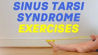 Sinus Tarsi Syndrome Exercises  10 Rehabilitation Exercises for Outer Ankle Pain [upl. by Nnyliak99]