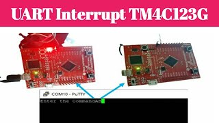 UART interrupt TM4C123 Tiva C launchpad [upl. by Linn]