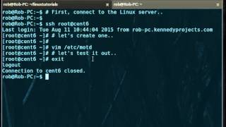 Create  Modify the Linux MOTD Message of the Day [upl. by Adnorrehs895]