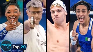 Top 20 Unforgettable Athletes Of Paris 2024 [upl. by Litta]