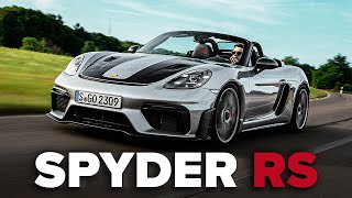 Porsche 718 Spyder RS Review  Your hairdresser will hate it [upl. by Merriam]