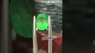 Natural Tsavorite Garnet The Untouched Beauty of the Rare Green Gemstone gemstonetsavoritegarnet [upl. by Gerrald]