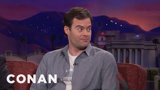 Bill Hader Cant Put On Muscle  CONAN on TBS [upl. by Assina]