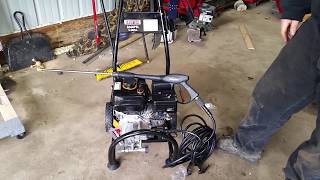 how to assemble the ironton Gas Cold Water Pressure Washer  2600 PSI 23 GPM Model 87034 [upl. by Clawson]