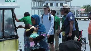 Thousands of Belizeans Evaluate Islands due to Approaching Storm [upl. by Arukas5]