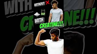 Creatine with✅and without ❌gym creatine shorts [upl. by Niamart]