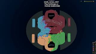 HOI4 Deathmatch TIMELAPSE  hoi4 timelapse hoi4 [upl. by Oeht613]