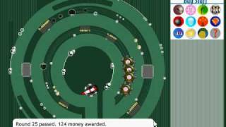 Bloons Tower Defense 3 Track 7 Hard No leaks [upl. by Ainiger]